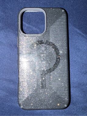 speck Black Glitter iPhone Case with MagSafe